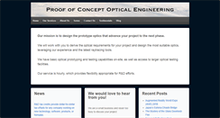 Desktop Screenshot of pcopticalengineering.com